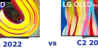 LG OLED CS vs OLED C2 Różnice