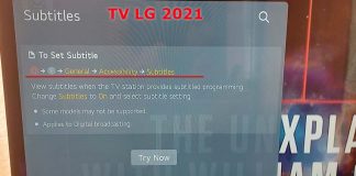 Jak włączyć lub wyłączyć napisy w telewizorze LG 2021-2022