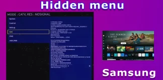 Menu serwisowe telewizora Samsung: jak wejść, objaśnienie funkcji