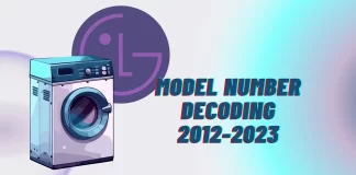 Dekodowanie numerów modeli pralek LG 2012-2023