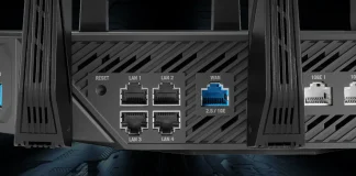 Port 10GE na routerze WIFI