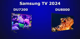 Wyjaśnienie różnic między telewizorem Samsung DU8000 a DU7200