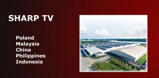Kto produkuje telewizory Sharp i gdzie?