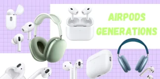 Pokolenia AirPods według roku
