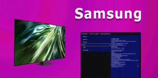 Przywracanie ustawień fabrycznych telewizorów Samsung za pomocą menu serwisowego