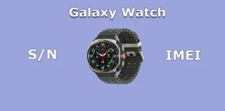 Jak znaleźć numer seryjny i IMEI swojego Galaxy Watch