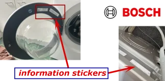 Pralki i suszarki Bosch: Jak znaleźć kod modelu i numer seryjny