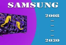 Modele telewizorów Samsung według roku