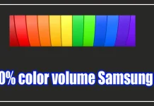 Znaczenie „100% odwzorowania objętości barw” w telewizorach Samsung QLED