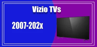 Ewolucja telewizorów Vizio 2007–2024