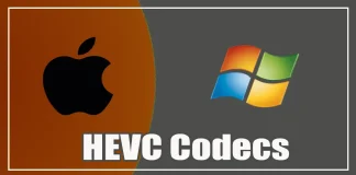 Codeki HEVC, jak je zainstalować na Windows i Mac