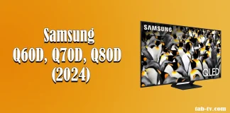 Porównanie telewizorów Samsung Q60D, Q70D i Q80D (2024)