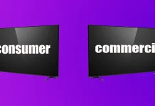 Telewizory domowe i komercyjne, różnice i funkcje