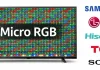 Telewizory Micro RGB, RGB Evo i TCL Mini RGB