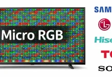 Telewizory Micro RGB, RGB Evo i TCL Mini RGB