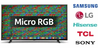 Telewizory Micro RGB, RGB Evo i TCL Mini RGB