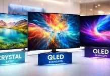 Kategorie i grupy telewizorów Samsung w latach 2012–2026