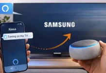 Mój telewizor Samsung nie włącza się za pomocą poleceń głosowych