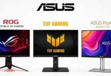 Monitory ASUS, serie i ich różnice