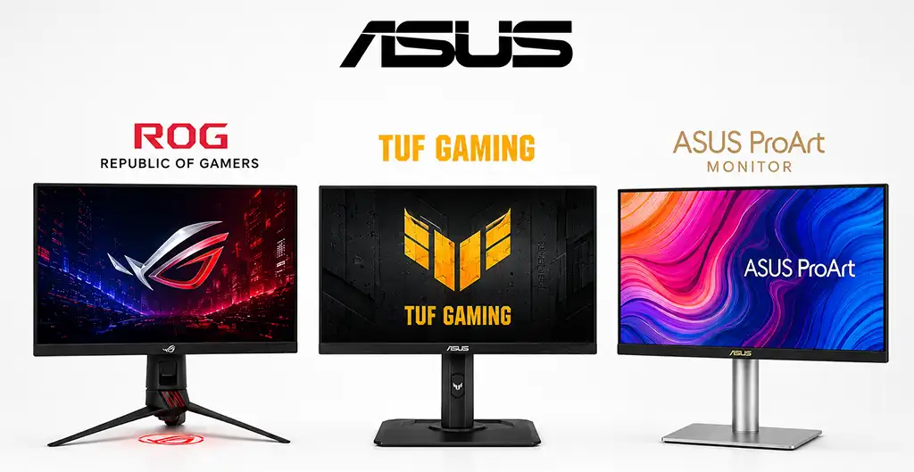 Asus Monitors, series, and their differences