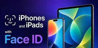 Lista iPhone’ów i iPadów z Face ID