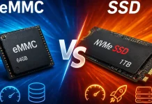 Różnice między pamięcią eMMC a dyskiem SSD