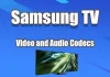 Obsługiwane przez telewizory Samsung formaty wideo i audio oraz kodeki
