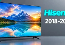 Telewizory Hisense według roku, 2018–2026