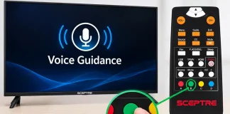 Jak włączyć lub wyłączyć Voice Guidance w telewizorze Sceptre